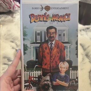 Warner Bros. Dennis the Menace VHS with Colorful Cover